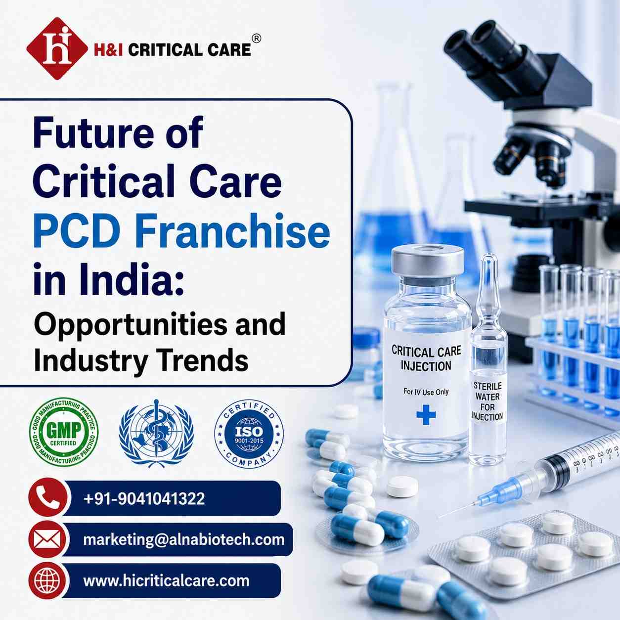 Critical Care PCD Franchise in India