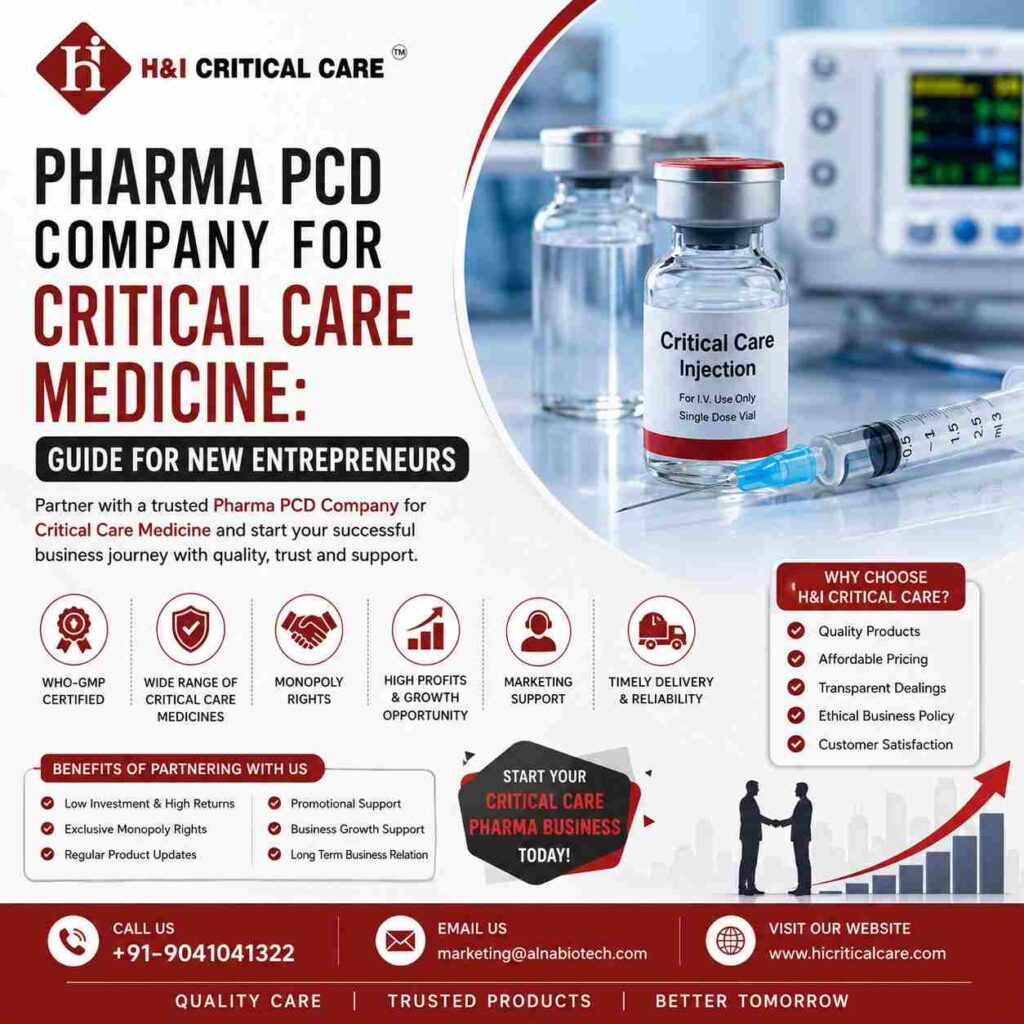 Pharma PCD Company for Critical Care Medicine